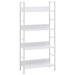 Ebern Designs Minie Bookcase, Steel in White | 49 H x 23.6 W x 10.9 D in | Wayfair 982930FF9C29422B819CC48794901CF7