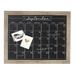 Latitude Run® Framed Magnetic Chalkboard Calendar Wood in Brown | 4.9 H x 23 W x 29 D in | Wayfair 4E6F1C8DBC33440B9C416910EB0CA4D6