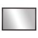 Ebern Designs Zarif Framed Wall Mirror Ideal for Bathroom Mirror/Vanity Mirror. Includes Safety Backing. in Brown | 28 H x 54 W x 1 D in | Wayfair