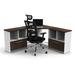 Inbox Zero Benching Desks Teamwork Corner Desk Collaboration Furniture Model 93B2DEED3BDF45D9A196BC7B0667D93A 3Pc Group Contemporary/Espresso Color | Wayfair