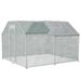 Tucker Murphy Pet™ Ellasia 96.83 Square Feet Chicken Coop w/ Chicken Run Metal | 78.7 H x 118.1 W x 118.1 D in | Wayfair