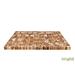 Millwood Pines Clowser 42" L x 30" W Rectangular Square Table Top Solid Wood in Brown | 1.5 H x 42 W x 30 D in | Wayfair