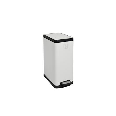 SVITA STM15 Mülleimer Treteimer 15l inkl. Inneneimer Softclose-Deckel Weiß Image