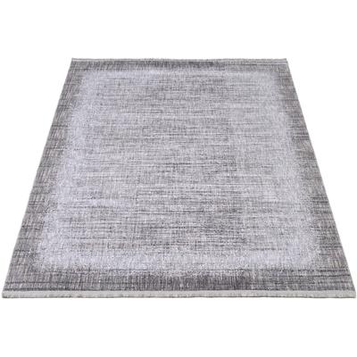 Teppich MUSTERRING "MEMPHIS", bunt (grau, mehrfarbig), B:140cm H:8mm L:200cm, Polyester, Teppiche, exlcusive MUSTERRING DELUXE COLLECTION mit seidigem Glanz Image