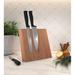 Manada Folding Teak Magnetic Knife Storage