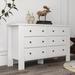 Dresser with 6 Drawers, Chest of Drawers with Deep Drawers