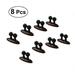 FRCOLOR 8 Pcs Car Wire Cord Clip Vehicle Wire Clip Charger Mounts Cable Tie Fixer Organizer Holder Car Fixed Clamp Desk Wall Cable Wire Clips (Black)
