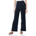 s.Oliver BLACK LABEL Damen Plissee Hose lang, Regular Fit Black 48