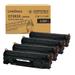 LinkDocs 83X Toner Cartridge Replacement for HP 83X CF283X High Yield Toner Cartridge used with HP LaserJet Pro M201dw M225dw M225dn M201n Printer Ink (Black 4-Pack)