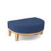 Coronado Sunbrella & Teak Outdoor Ottoman.