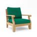 Riviera Luxe Teak Lounge Chair with Sunbrella Cushions