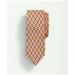 Brooks Brothers Men's Linen Silk Bold Foulard Tie | Orange | Size Regular