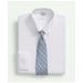 Brooks Brothers Men's American-Made Cotton Broadcloth Button-Down Collar, Dress Shirt | White | Size 17 35