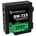 Brainboxes SW-715 Hardened Industrial 5 Port Gigabit Ethernet Swit...