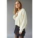 Urban Outfitters Tops | Bdg Urban Outfitters Ellie Half-Zip Sweatshirt Top Ribbed Oversized M New | Color: Cream | Size: M