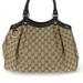 Gucci Bags | Gucci Tote Bag Sookie 211944 Gg Canvas Leather Beige Dark Brown Ladies Bag Canva | Color: Cream | Size: Os