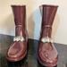 Michael Kors Shoes | Michael Kors Leslie Rain Boots Jeweled Accents , Natural Rubber Material Size 9 | Color: Purple | Size: 9