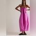 Free People Dresses | Free People Strapless Shapeless Emma Maxi Dress Pink Taffeta Size S | Color: Pink | Size: S