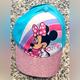 Disney Accessories | Disney Minnie Mouse Hat | Color: Blue/Pink | Size: Anyone