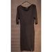 Anthropologie Dresses | Anthropologie Dress Women's Large Grey Minimalist Long Sleeve 2139 | Color: Gray | Size: L