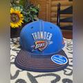 Adidas Accessories | Adidas Okc Thunder Snapback Hat | Color: Blue/Orange | Size: Os