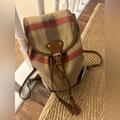 Burberry Bags | Authentic Burberry Canvas Backpack | Color: Tan | Size: Os