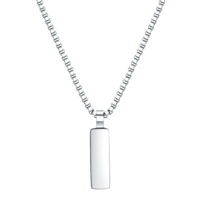 True Rebels Halskette Edelstahl in Silber 55,0 cm Herren Image