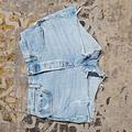 Levi's Shorts | Levi Women's Denim Shorts, 5 Pocket, 5 Button, Hi Rise, 2 Inch, Fringe Hem | Color: Blue | Size: 30