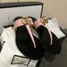 Gucci Shoes | New Gucci Marmont Gg Pink Thong Sandals | Color: Gold/Pink | Size: 39.5eu