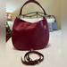 Coach Bags | Coach Large Nomad Glove Tanned Leather In Black Cherry | Color: Red | Size: 13l X 11h X 3 1/2w