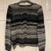 Anthropologie Sweaters | Anthropologie Elsamanda Italy Wool Blend Ombre Knit Sweater- Size Medium | Color: Black/Gray | Size: M