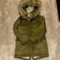 J. Crew Jackets & Coats | Girls Winter Coat Olive Green Size 12 | Color: Green | Size: 12g