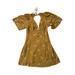 Free People Dresses | Free People Yellow Floral Laced Casual Dress | Color: Yellow | Size: 4