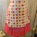 Kate Spade Skirts | Kate Spade Polka Dot P,Rated Skirt. Size 4. | Color: Pink/White | Size: 4