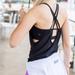 Athleta Tops | Athleta Hidden Agenda Tank Top Sz M | Color: Black | Size: M