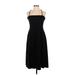 Banana Republic Casual Dress - A-Line: Black Solid Dresses - Women's Size 4