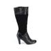 Victor by Victor Alfaro Boots: Black Print Shoes - Women's Size 10 - Round Toe