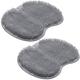 SZZYXD 2PACK Shower Foot Scrubber Mat Back Washer Back Exfoliating Bath Wash Pad Wall Mounted Slip Suction Cups Foot Scrubber for Use in Shower Cups Foot Cleaner for Men and Women, Gray&gray (5212)