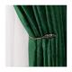 SBTXHJWCGLD Blue Blackout Curtains for Bedroom,Thermal Insulated Velvet Pencil Pleat Curtains Blinds for Living Room Window Treatments for Room Darkening 1 Panels,Dark Green,250x270cm