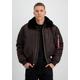 Bomberjacke ALPHA INDUSTRIES "ALPHA Men - Bomber & Flight Jackets B-15 (HERITAGE)" Gr. L, braun (hunter brown) Herren Jacken Übergangsjacken