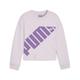 Kapuzensweatshirt PUMA "POWER CREW TR G" Gr. 164, lila (grape mist) Kinder Sweatshirts