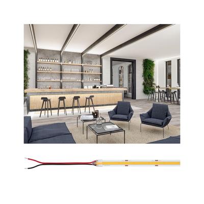 PAULMANN LED-Streifen "Pro Strip Gold COB P150 5m 927 IP20 24V DC 68W", weiß, B:1,0cm, Lichterketten Image