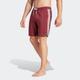 Badehose ADIDAS PERFORMANCE "3STREIFEN CLX" Gr. XL, N-Gr, rot (shadow red, white) Herren Badehosen Bekleidung