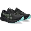 Laufschuh ASICS "GEL-PULSE 15 GORE-TEX", Gr. 44, schwarz (schwarz, grün), Textil, mehrfarbig, sportlich, Schuhe, wasserdicht