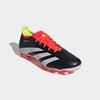 Fußballschuh ADIDAS PERFORMANCE "PREDATOR 24 LEAGUE LOW MG", Gr. 44, bunt (core schwarz, cloud weiß, solar rot), Synthetik, Textil, sportlich, Schuhe