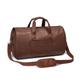 BEITH Duffle Bag with Wheels for Travel, PU Leather Holdall Bags for Men, Suit Bag, Portable Overnight Bags, Weekender Bag with Shoe Pouch, 3-in-1 Multiple Carrying Methods, Waterproof