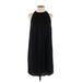 MNG Suit Casual Dress - Shift: Black Solid Dresses - Women's Size Small