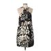ALEXIA ADMOR New York Casual Dress - Shift High Neck Sleeveless: Black Dresses - Women's Size Large