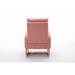Isabelle & Max™ Alisdair Wool Rocking Chair in Pink | 41.1 H x 27.9 W x 34.6 D in | Wayfair 862FBE86D9D748BE993FD16D2C054286