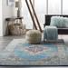 Blue/White Rectangle 5'3" x 7'3" Area Rug - Bungalow Rose Oriental Blue/Beige Area Rug Polypropylene | Wayfair 1187C3F31FBD45519B91BF19336C4988